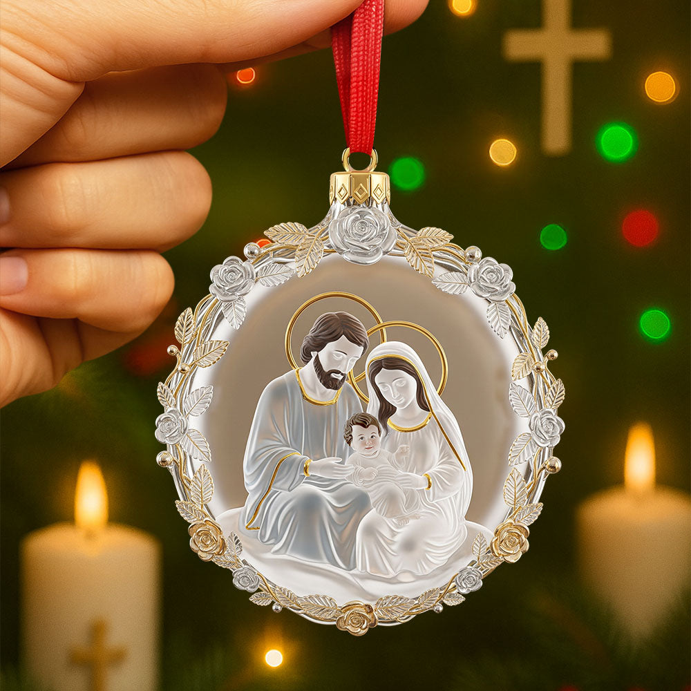 The Holy Family Ornament - Gifts For Family 01Pati080925 - Image 2