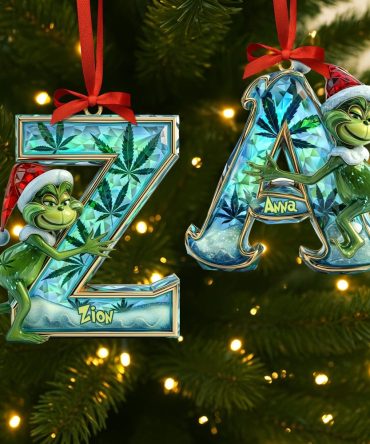 Funny Green Guy Ornament - Custom Letter Gifts For Loved Ones 01Tgti180925