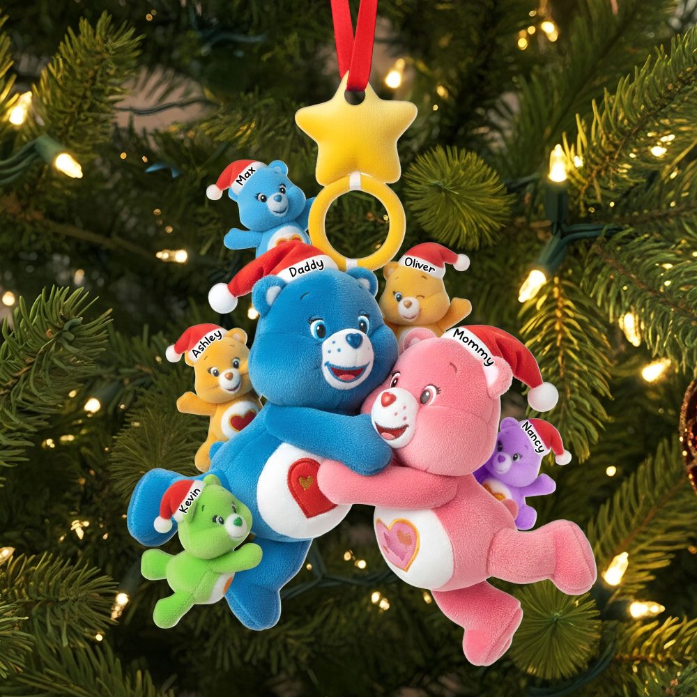 Cute Family Tree Ornament, Personalized Gifts For Family 01Qhti290925