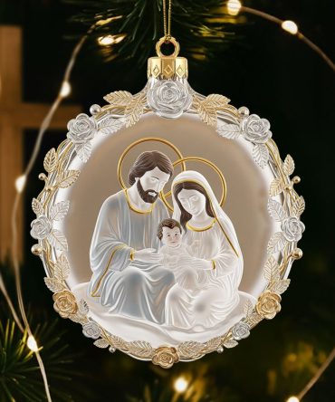 The Holy Family Ornament - Gifts For Family 01Pati080925