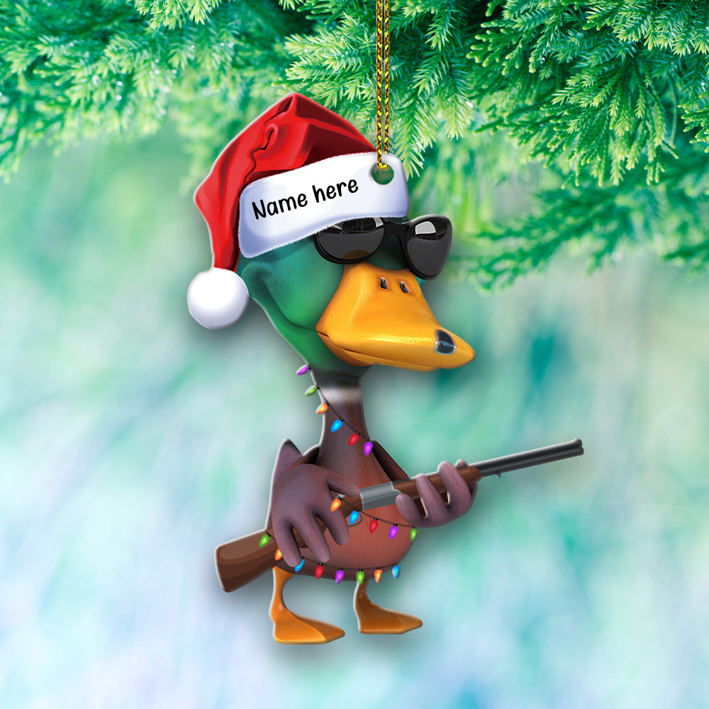 Personalized Gifts For Hunting Lovers Christmas Ornament Hunting Duck 09Qhqn0610 - Image 3