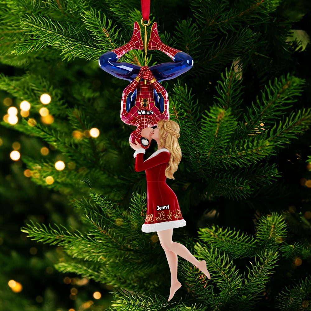 Romantic Couple Ornament - Personalized Gifts For Couple 01Ohti101025 - Image 2