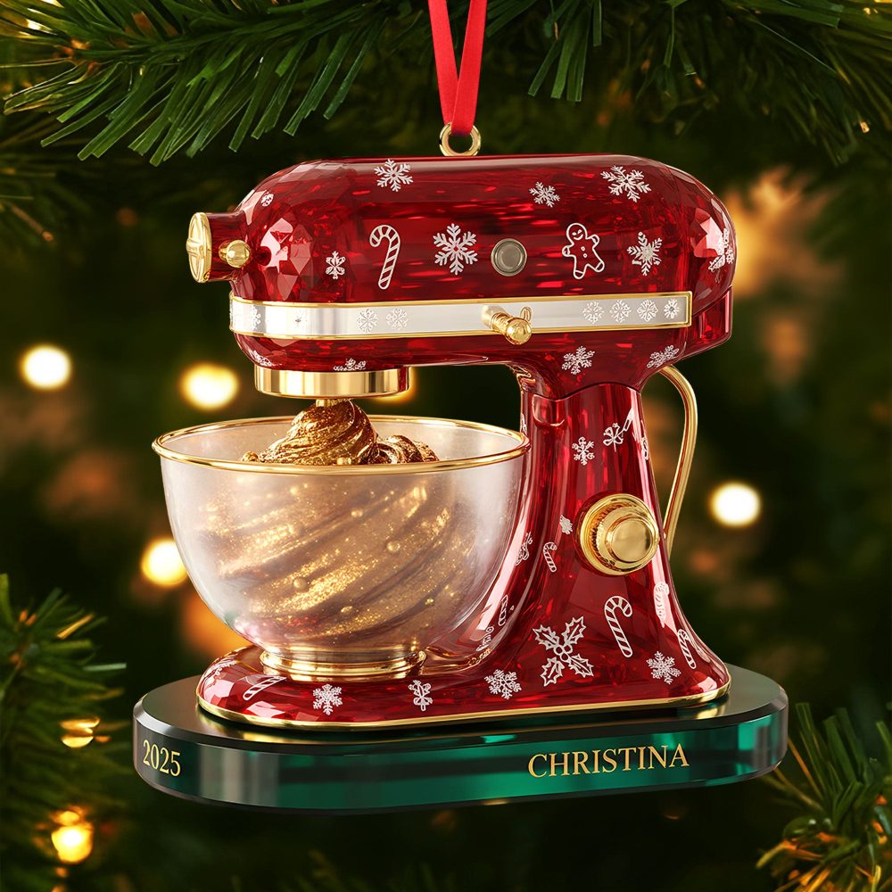 Baking Mixer Ornament - Personalized Gifts For Baking Lovers 04Pgti041025