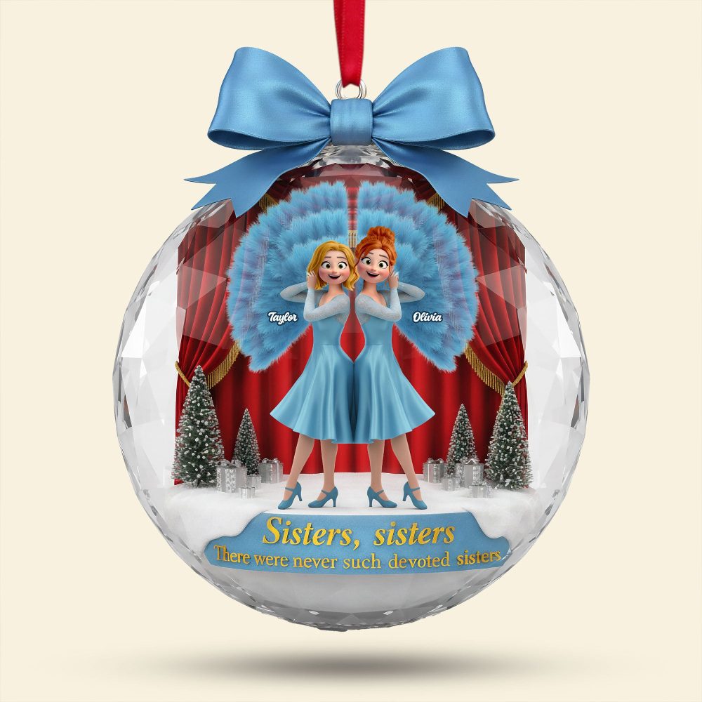 Sisters Ornament - Personalized Gifts For Besties 05Nati230925 - Image 4