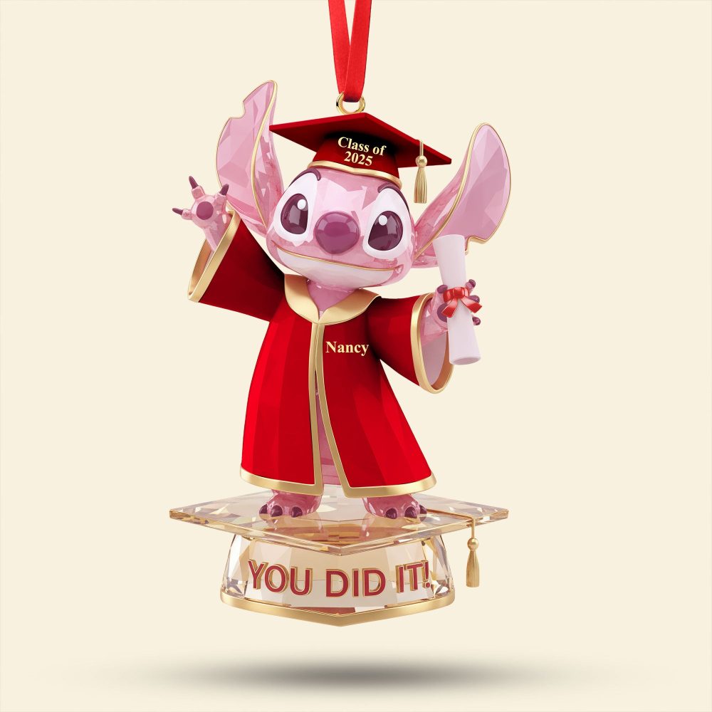 Cute Monster Graduation Ornament - Personalized Gifts For Graduates 03Nati131025 - Image 4