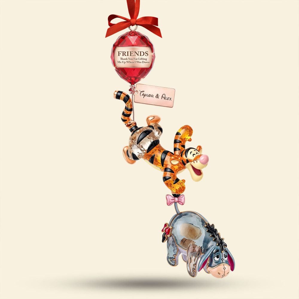 Good Friends Lift Each Other Up Ornament, Personalized Gifts For Friends 05Qhti220925 - Image 4