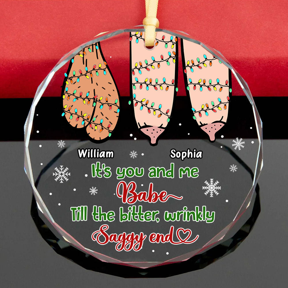 Naughty Couple Ornament - Booty & D*Ck -Personalized Gifts For Wife, Girlfriend - Image 4