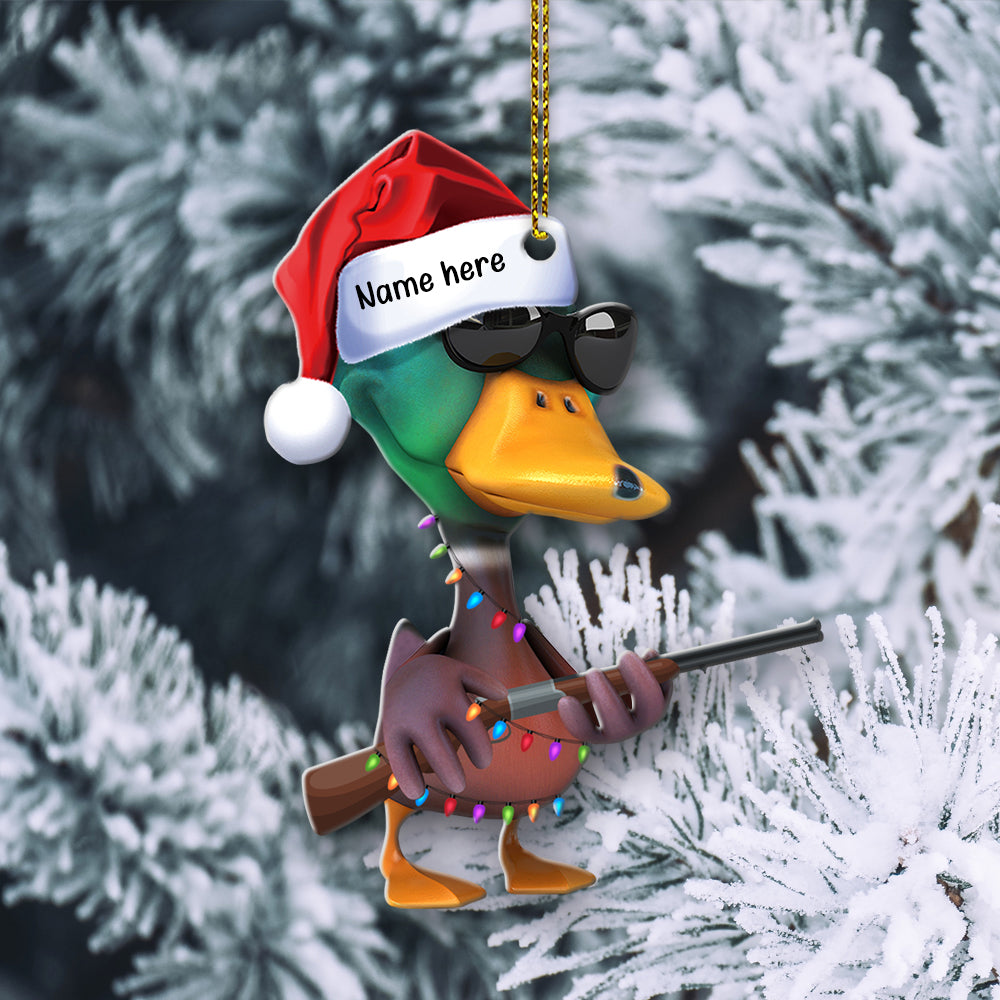 Personalized Gifts For Hunting Lovers Christmas Ornament Hunting Duck 09Qhqn0610 - Image 4