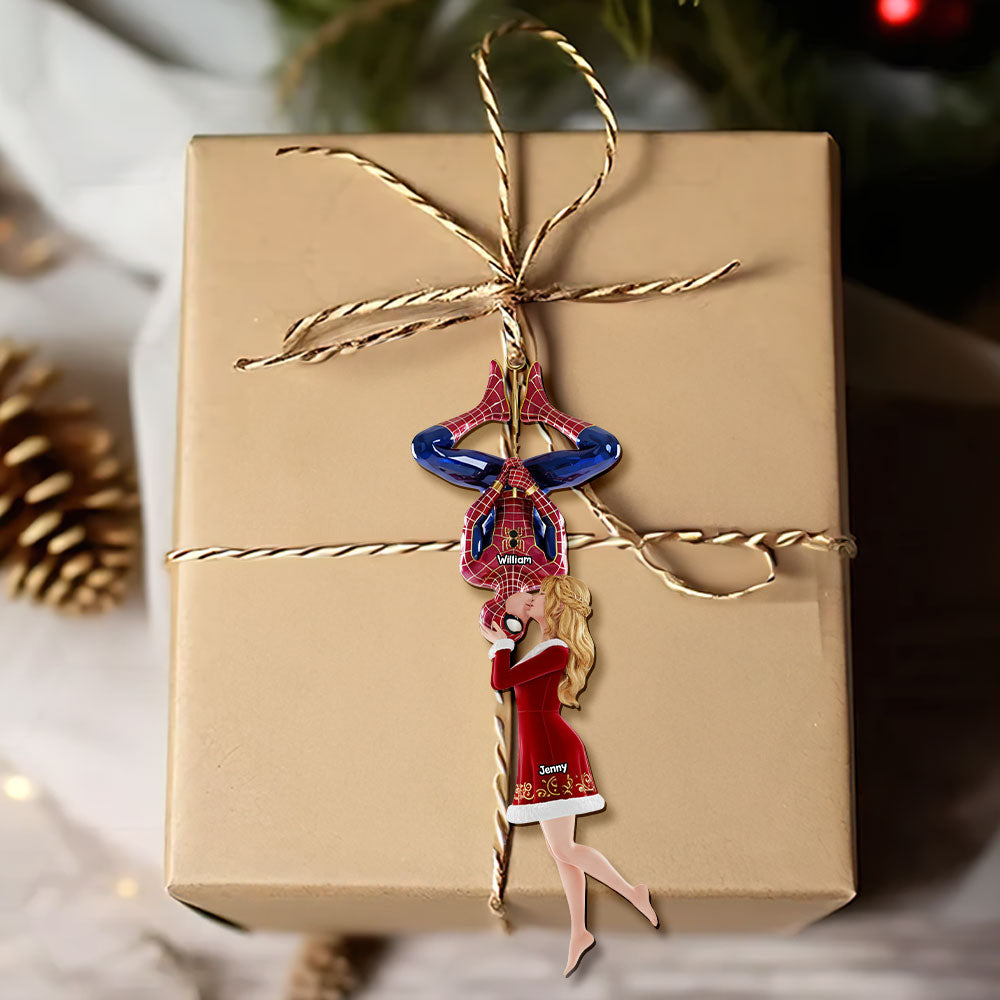 Romantic Couple Ornament - Personalized Gifts For Couple 01Ohti101025 - Image 3