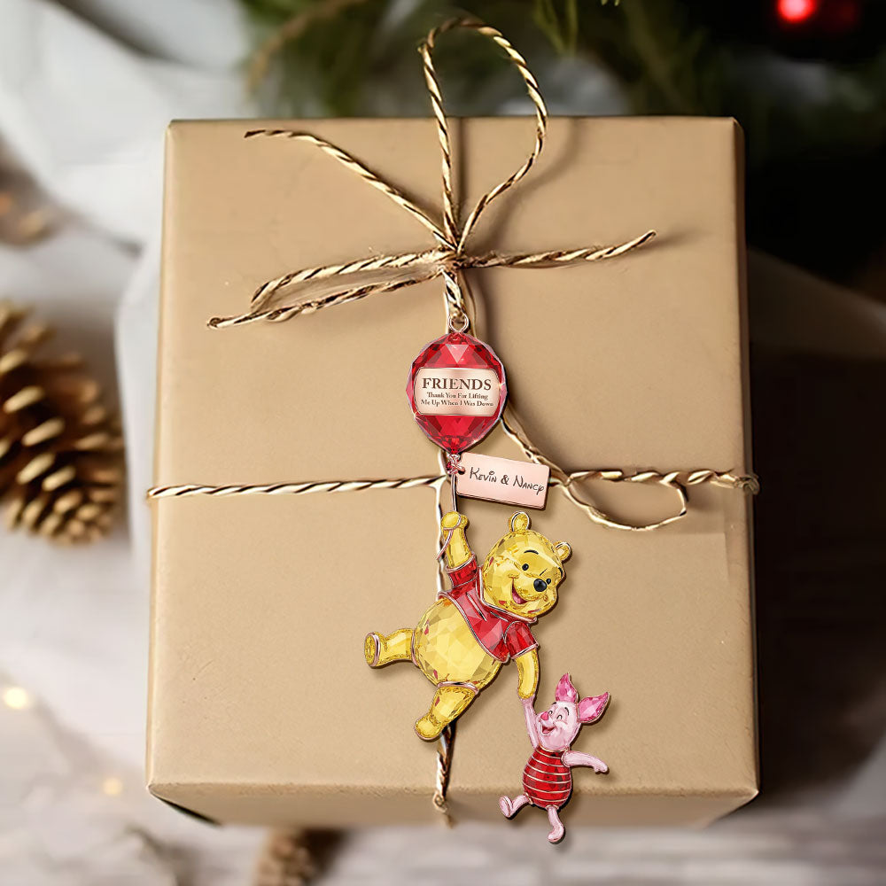 Good Friends Lift Each Other Up Ornament, Personalized Gifts For Friends 05Qhti220925 - Image 5