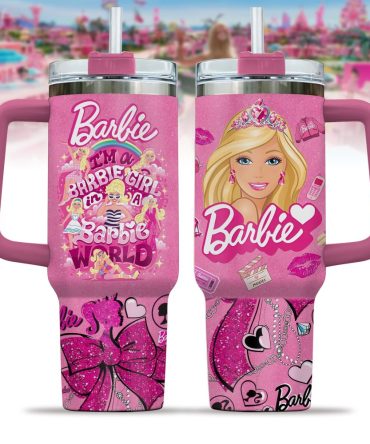 Barbie Movies Custom Stanley Cup 40 Oz Tumbler With Handle