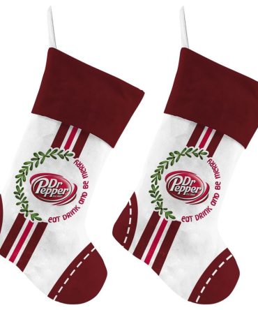 Festive Dr Pepper Christmas Stockings, Perfect Holiday Decor Gift!
