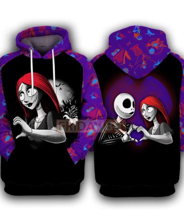 Tnbc T-Shirt Sally - Nightmare Matching Couple T-Shirt Dn Hoodie Shirt