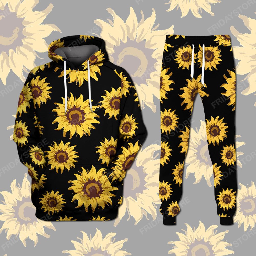 Sunflower Pants Women Yellow Sunflower Jogger