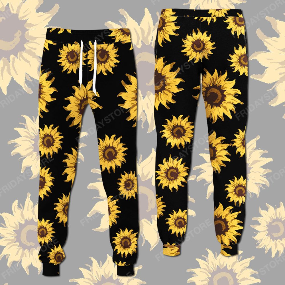 Sunflower Pants Women Yellow Sunflower Jogger - Image 2