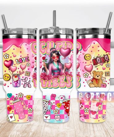 Mulan Custom Stanley Cup 40 Oz Tumbler With Handle