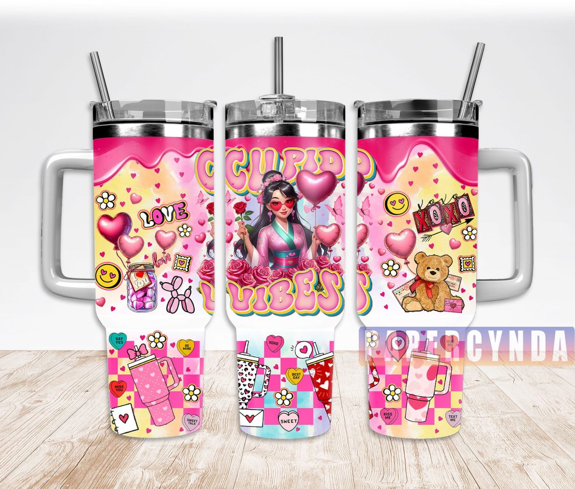 Mulan Custom Stanley Cup 40 Oz Tumbler With Handle