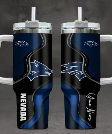 Nevada Wolf Pack Ncaa Custom Stanley Cup 40 Oz Tumbler With Handle