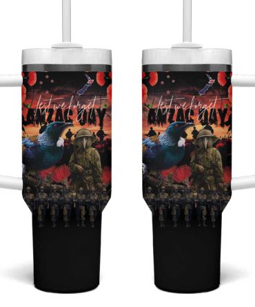 New Zealand Anzac Day Custom Stanley Cup 40 Oz Tumbler With Handle