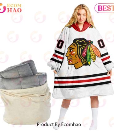 Nhl Chicago Blackhawks Personalized Oodie Blanket Hoodie Snuggie Hoodies For All Family