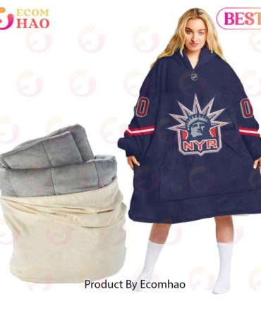Nhl New York Rangers Personalized Oodie Blanket Hoodie Snuggie Hoodies For All Family