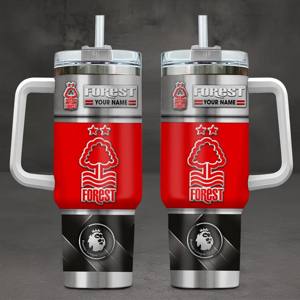Nottingham Forest F.C Epl Custom Stanley Cup 40 Oz Tumbler With Handle