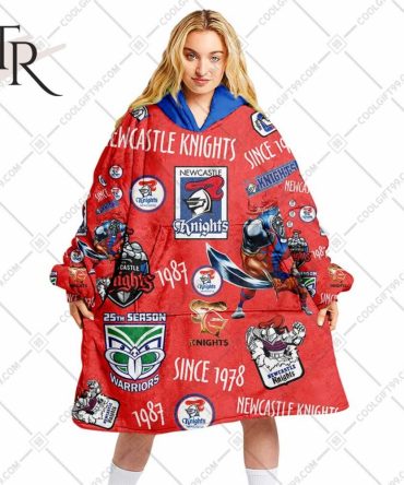 Nrl Newcastle Knights Season Logo Oodie Blanket Hoodie