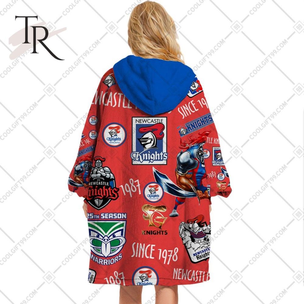 Nrl Newcastle Knights Season Logo Oodie Blanket Hoodie - Image 3