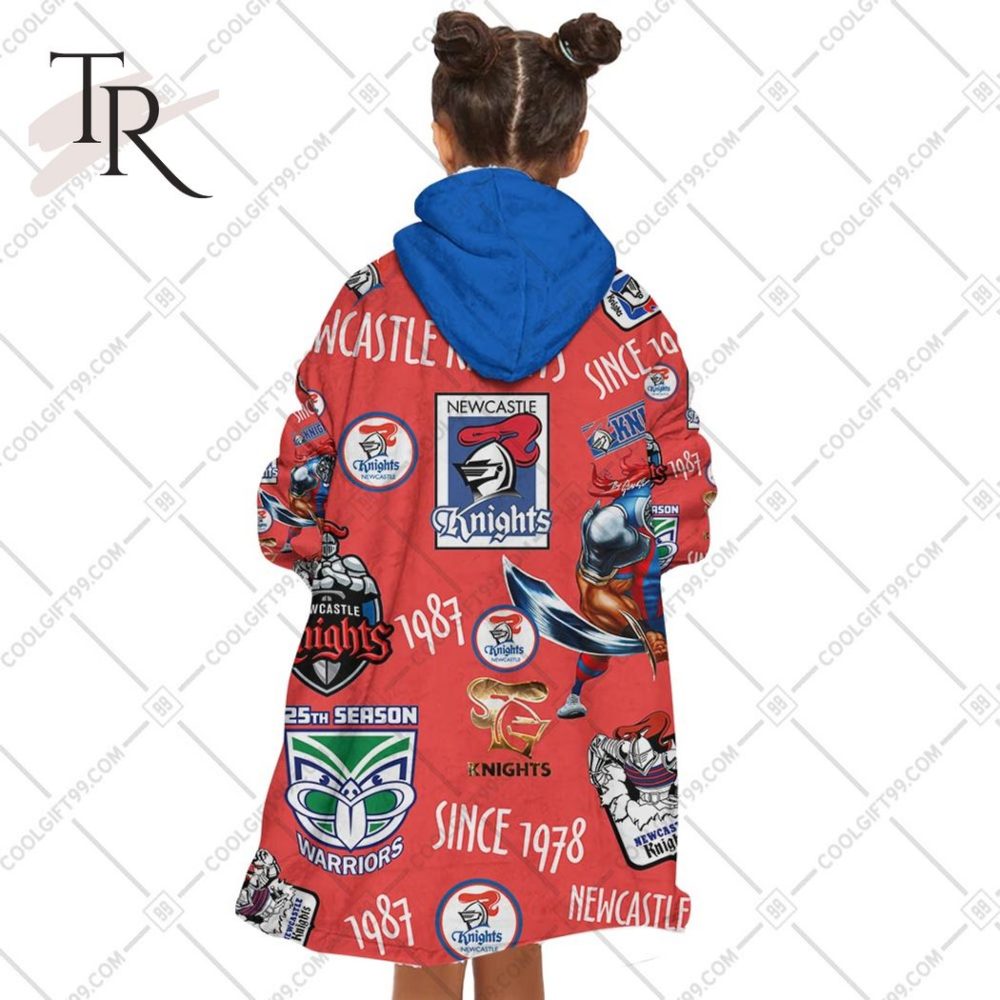 Nrl Newcastle Knights Season Logo Oodie Blanket Hoodie - Image 5