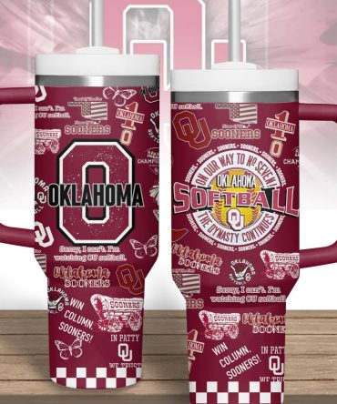 Oklahoma Sooners Basketball Ncaa Custom Stanley Cup 40 Oz Tumbler With Handle