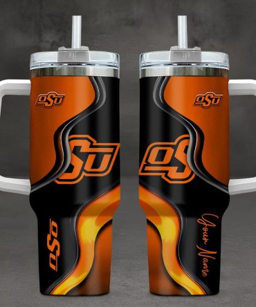 Oklahoma State Cowboys Ncaa Custom Stanley Cup 40 Oz Tumbler With Handle