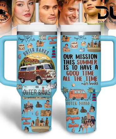 Outer Banks Tv Series Custom Stanley Cup 40 Oz Tumbler With Handle