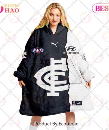 Personalized Afl Carlton Blues Mix V1 Jersey Oodie, Flanket, Blanket Hoodie, Snuggie