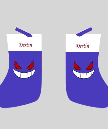 Spooky Smile Personalized Christmas Stockings - Fun & Festive Holiday Decor