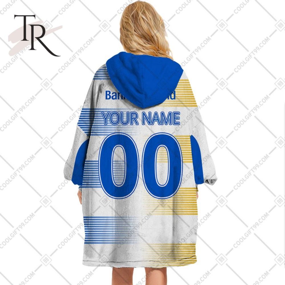 Personalized Irfu Leinster Rugby 2023 Away Jersey Style Oodie, Flanket, Blanket Hoodie, Snuggie - Image 3