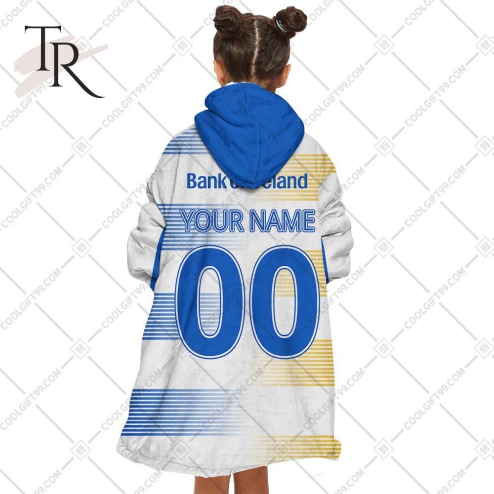 Personalized Irfu Leinster Rugby 2023 Away Jersey Style Oodie, Flanket, Blanket Hoodie, Snuggie - Image 5