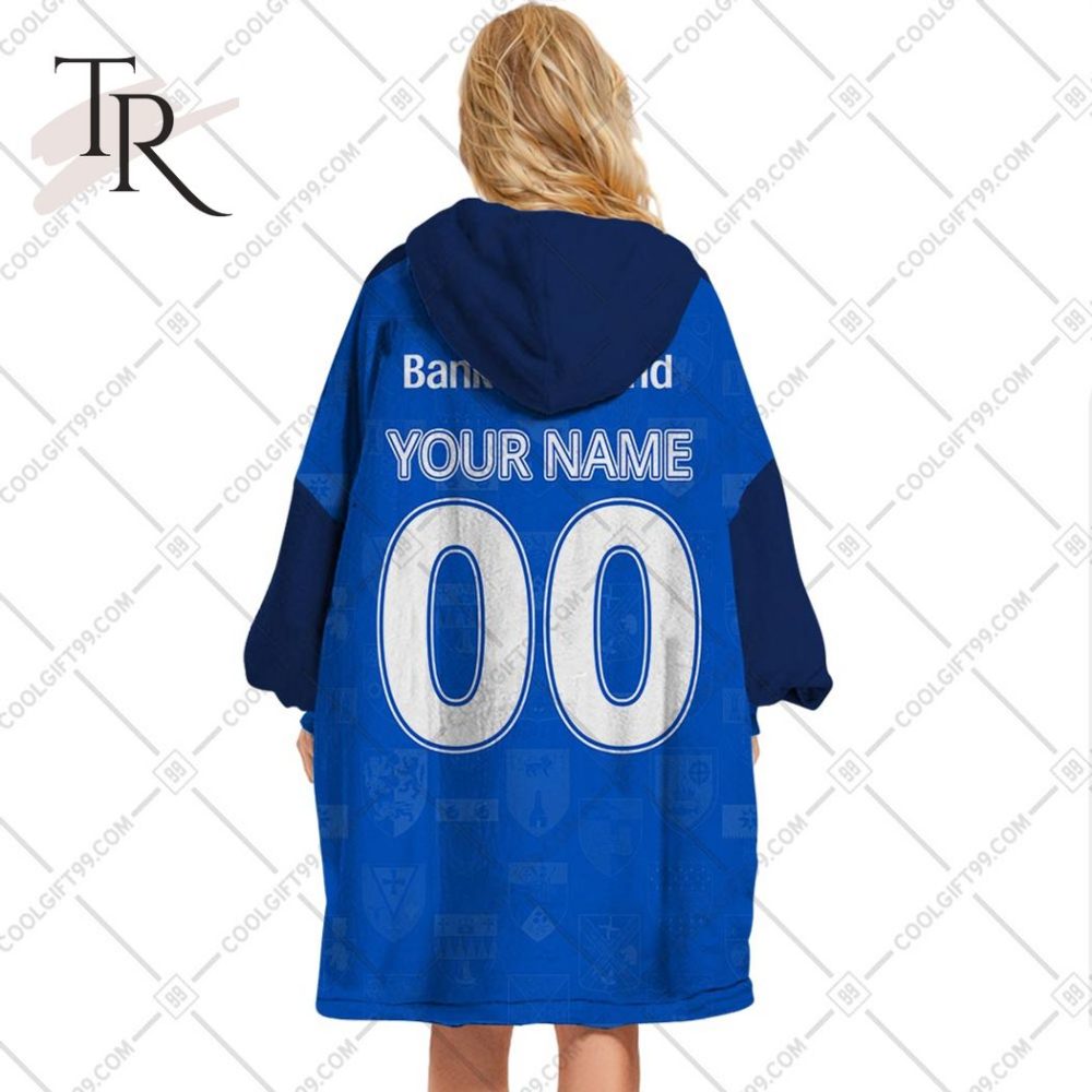 Personalized Irfu Leinster Rugby 2023 Home Jersey Style Oodie, Flanket, Blanket Hoodie, Snuggie - Image 3