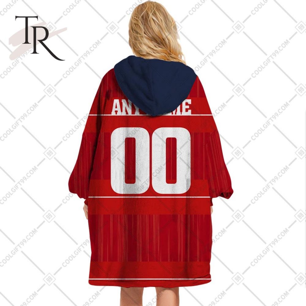 Personalized Irfu Munster Rugby 2023 Home Jersey Style Oodie, Flanket, Blanket Hoodie, Snuggie - Image 3
