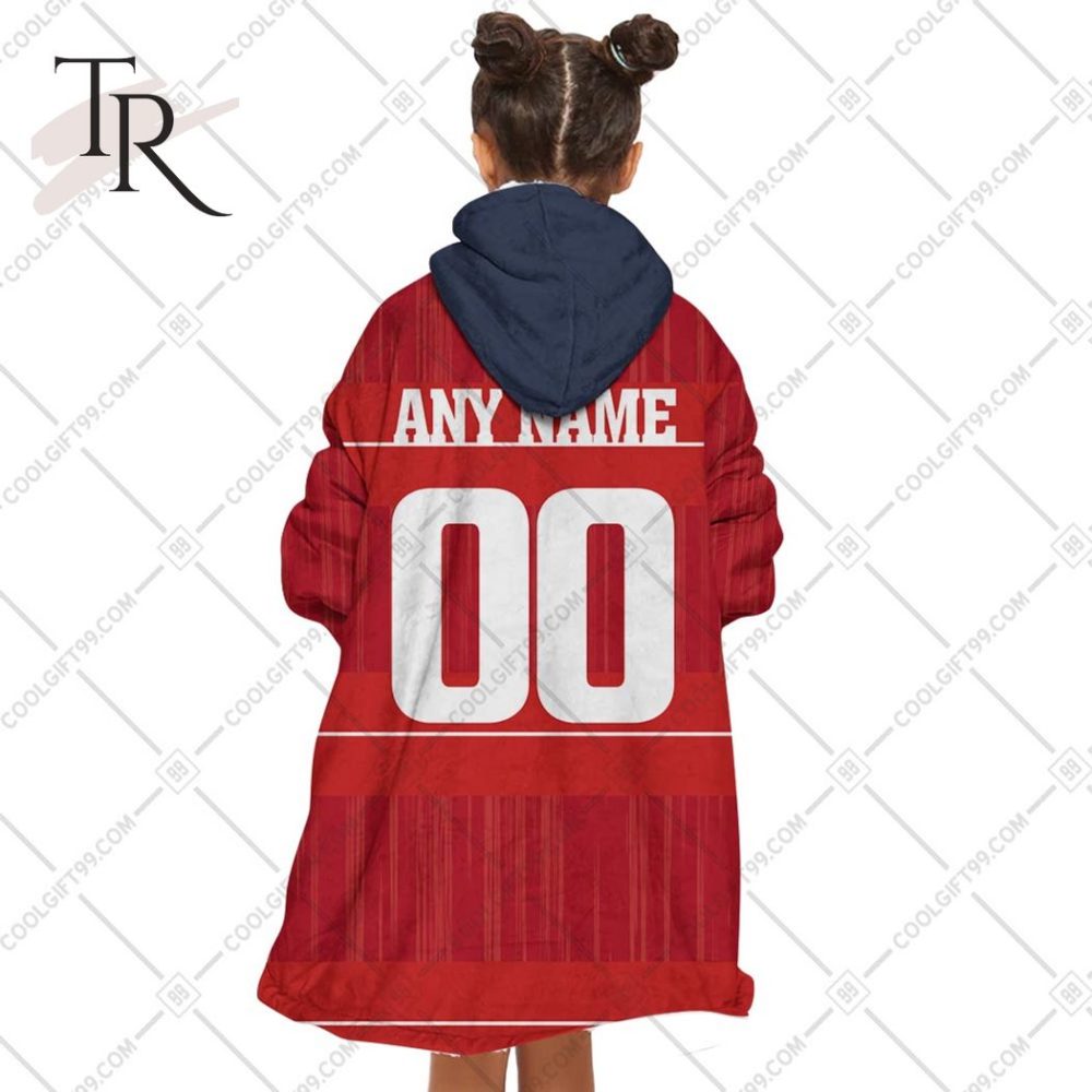 Personalized Irfu Munster Rugby 2023 Home Jersey Style Oodie, Flanket, Blanket Hoodie, Snuggie - Image 5
