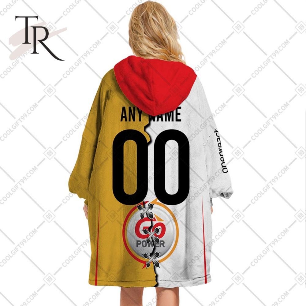 Personalized Irfu Ulster Rugby 2023 Mix Jersey Style Oodie, Flanket, Blanket Hoodie, Snuggie - Image 3