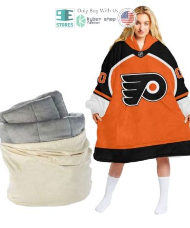 Best Personalized Philadelphia Flyers Logo Hooded Blanet Hoodie