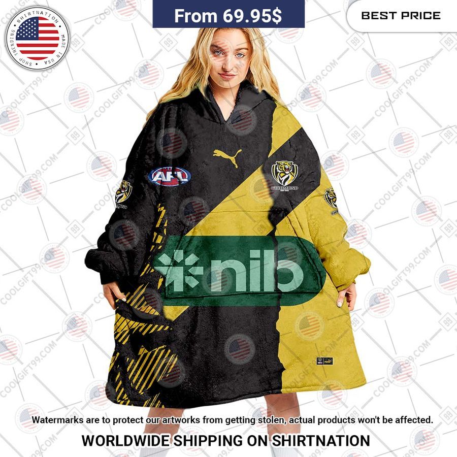 Richmond Tigers Mix Hoodie Blanket