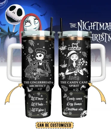 The Nightmare Before Christmas Movies Custom Stanley Cup 40 Oz Tumbler With Handle