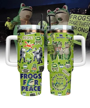 Portland Frog Resist Custom Stanley Cup 40 Oz Tumbler With Handle