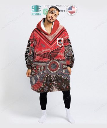 Best St. George Illawarra Dragons Hooded Blanet Hoodie
