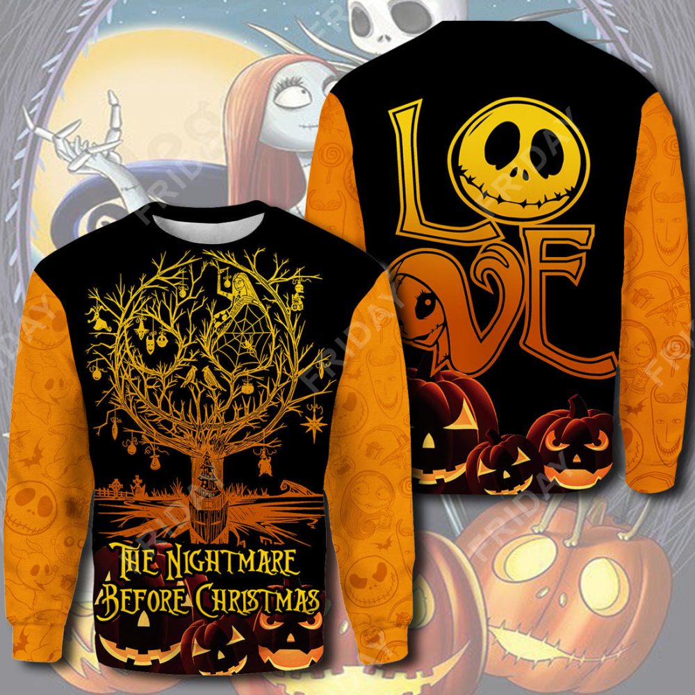 Tnbc T-Shirt Nightmare Halloween Tree Love T-Shirt Cool Amazing Dn Tnbc Hoodie