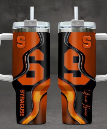 Syracuse Orange Ncaa Custom Stanley Cup 40 Oz Tumbler With Handle