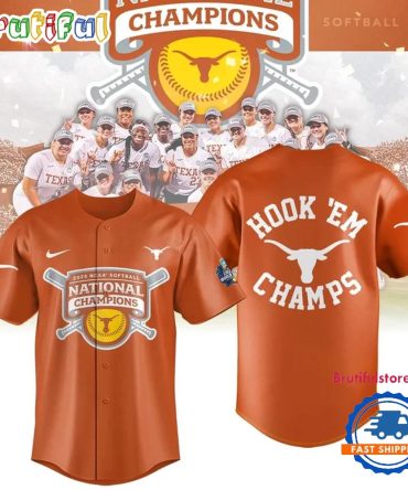 Texas Longhorns Softball Women's College World Series 2025 Champions Jersey Shirt