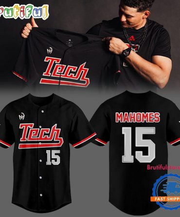 Texas Tech Red Raiders X Patrick Mahomes Baseball Jersey