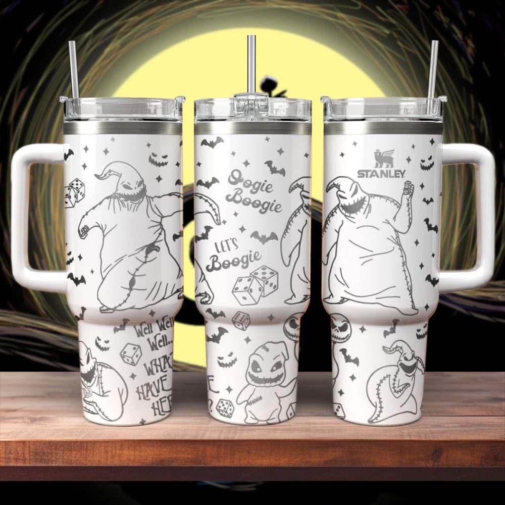 The Nightmare Before Christmas Movies Custom Stanley Cup 40 Oz Tumbler With Handle